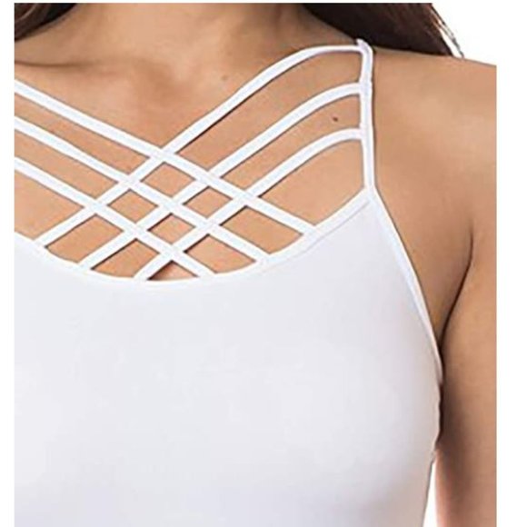 Women's Seamless Triple Criss-Cross Front Cami - Picture 3 of 4